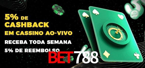 Promoções do cassino ao Vivo bet788